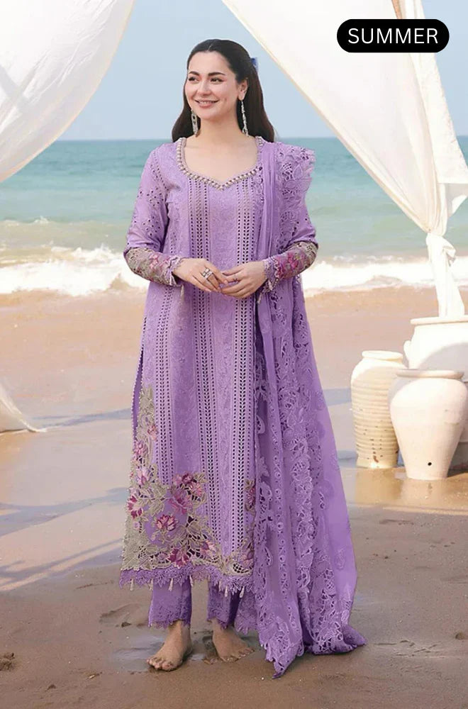 Qalamkar - Summer 3PC Lawn Embroidered